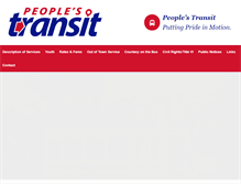 Tablet Screenshot of peoplestransithuron.com